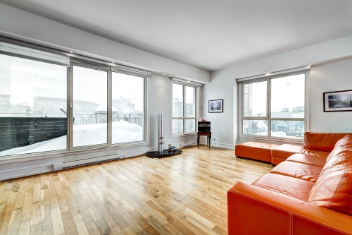 Living Room - Ph-D-1200 Boul. De Maisonneuve O., Montréal (Ville-Marie), QC - Indoor Photo Showing Living Room