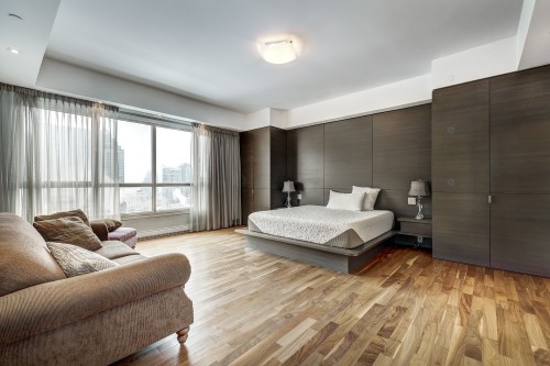 Master Bedroom - Ph-D-1200 Boul. De Maisonneuve O., Montréal (Ville-Marie), QC - Indoor Photo Showing Bedroom