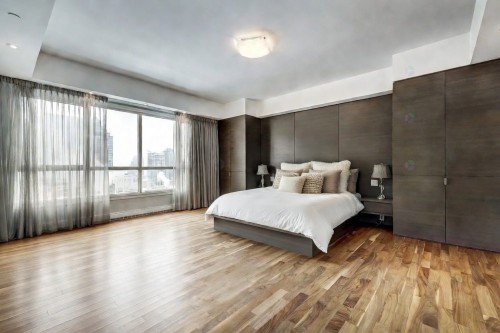Master Bedroom - Ph-D-1200 Boul. De Maisonneuve O., Montréal (Ville-Marie), QC - Indoor Photo Showing Bedroom