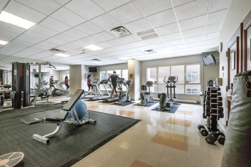 Exercise Room - Ph-D-1200 Boul. De Maisonneuve O., Montréal (Ville-Marie), QC - Indoor Photo Showing Gym Room