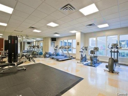 Exercise Room - Ph-D-1200 Boul. De Maisonneuve O., Montréal (Ville-Marie), QC - Indoor Photo Showing Gym Room