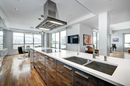 Kitchen - Ph-D-1200 Boul. De Maisonneuve O., Montréal (Ville-Marie), QC - Indoor Photo Showing Kitchen With Upgraded Kitchen