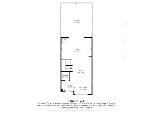 Plan (croquis) - 129 Rue D'Ambre, Candiac, QC - Other
