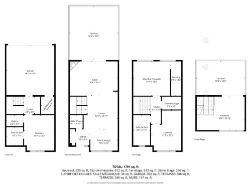 Plan (croquis) - 129 Rue D'Ambre, Candiac, QC - Other