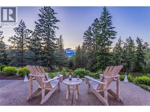 Peaceful space to take in the view - 2376 Saucier Road, Kelowna, BC - Outdoor With Backyard