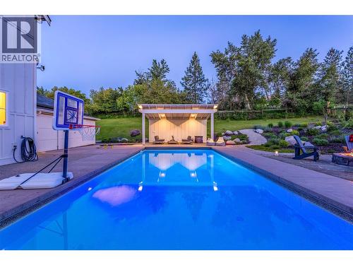 2376 Saucier Road, Kelowna, BC - Outdoor With In Ground Pool With Backyard