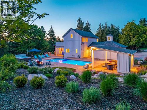 2376 Saucier Road, Kelowna, BC - Outdoor With In Ground Pool