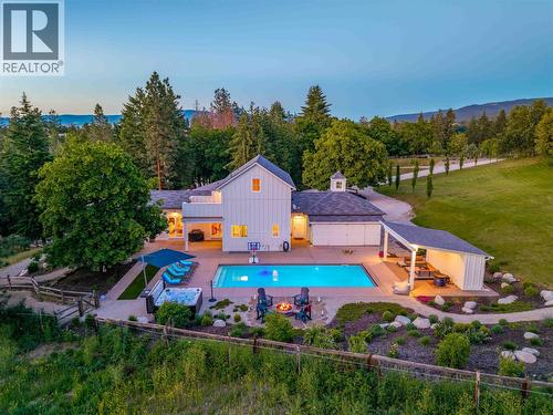 Welcome to 2376 Saucier Road - 4.25-acres of Privacy - 2376 Saucier Road, Kelowna, BC - Outdoor With In Ground Pool