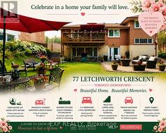 77 LETCHWORTH CRESCENT Toronto, ON M3M 1Z1