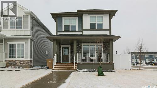 3100 Crosbie Crescent, Regina, SK - Outdoor With Deck Patio Veranda With Facade