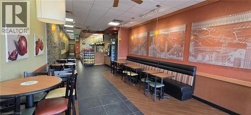 Community lobby featuring rail lighting and a paneled ceiling - 3305 Sheppard Avenue E, Toronto, ON 