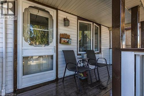 View of wooden porch - 23 Frederick Avenue, Hamilton, ON - Outdoor With Deck Patio Veranda With Exterior