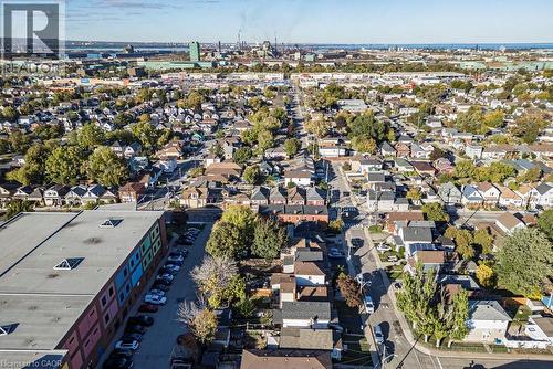 Aerial view of property's location with nearby suburban area - 23 Frederick Avenue, Hamilton, ON - Outdoor With View