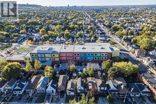 Aerial perspective of suburban area - 23 Frederick Avenue, Hamilton, ON - Outdoor With View