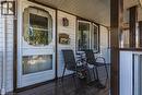 View of wooden porch - 23 Frederick Avenue, Hamilton, ON  - Outdoor With Deck Patio Veranda With Exterior 