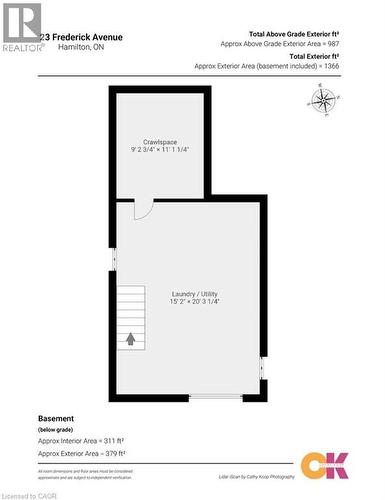 View of room layout - 23 Frederick Avenue, Hamilton, ON - Other