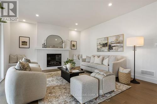 Lot 104 Darwin Crescent, London South (South V), ON - Indoor Photo Showing Living Room With Fireplace