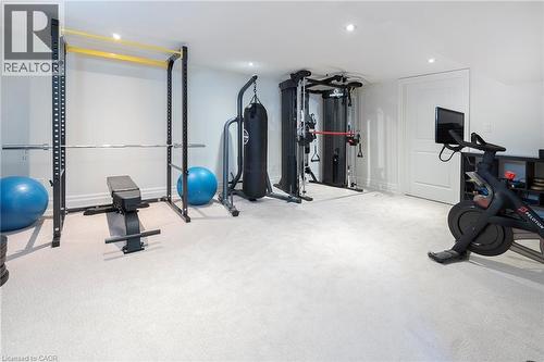 400 Hamilton Drive, Ancaster, ON - Indoor Photo Showing Gym Room