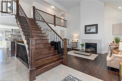 400 Hamilton Drive, Ancaster, ON - Indoor With Fireplace