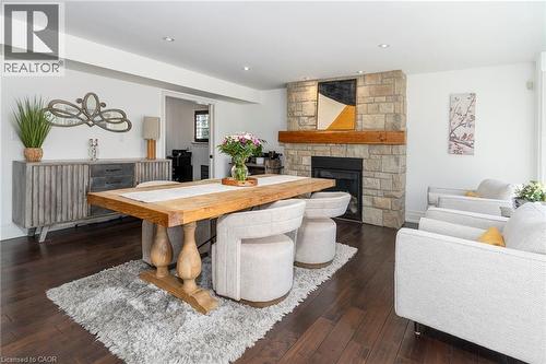 400 Hamilton Drive, Ancaster, ON - Indoor With Fireplace