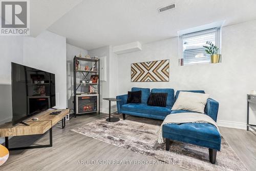 3 Booth Crescent, Ajax, ON - Indoor Photo Showing Living Room With Fireplace