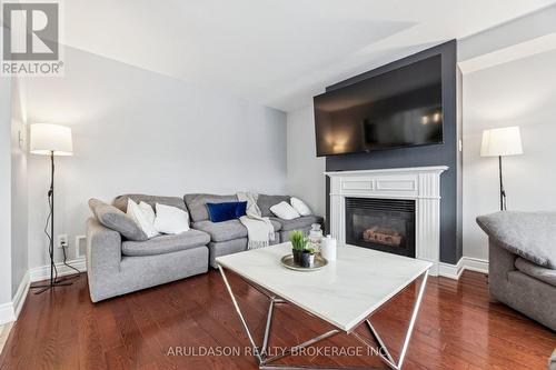 3 Booth Crescent, Ajax, ON - Indoor Photo Showing Living Room With Fireplace
