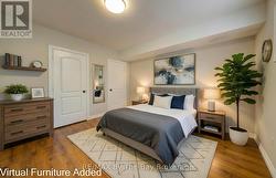 Staged - 3rd bedroom on lower level - 