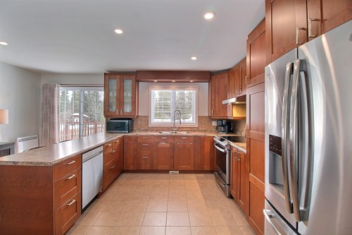 Cuisine - 50 Ch. De Val-Du-Repos, Val-D'Or, QC - Indoor Photo Showing Kitchen With Double Sink