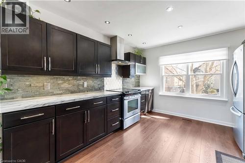 54 Weir Street S, Hamilton, ON - Indoor Photo Showing Kitchen With Upgraded Kitchen