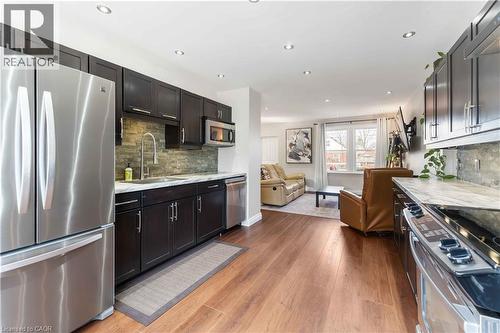 54 Weir Street S, Hamilton, ON - Indoor Photo Showing Kitchen With Upgraded Kitchen