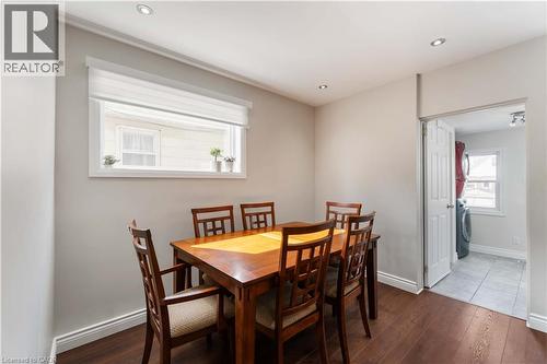 54 Weir Street S, Hamilton, ON - Indoor Photo Showing Dining Room