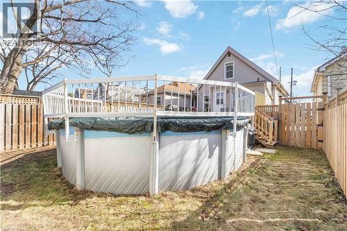 54 Weir Street S, Hamilton, ON - Outdoor With Above Ground Pool