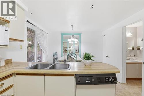 Kitchen and breakfast area - 56 Rushbrook Drive, Kitchener, ON - Indoor Photo Showing Kitchen With Double Sink