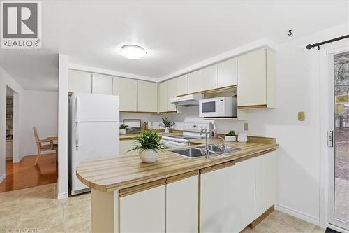 Kitchen - 56 Rushbrook Drive, Kitchener, ON - Indoor Photo Showing Kitchen With Double Sink