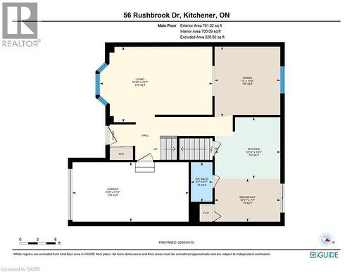 Main Floor - 56 Rushbrook Drive, Kitchener, ON - Other