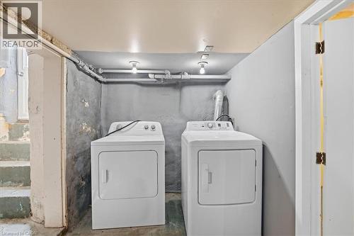 Basement laundry room for 31B - 31 Bingeman Street, Kitchener, ON - Indoor Photo Showing Laundry Room