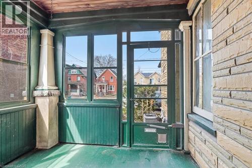 Lovely sunroom entrance for 31A - 31 Bingeman Street, Kitchener, ON - Indoor Photo Showing Other Room