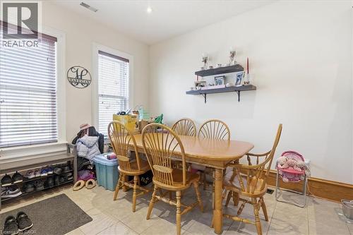 Unit 31 dining area - 31 Bingeman Street, Kitchener, ON - Indoor Photo Showing Dining Room