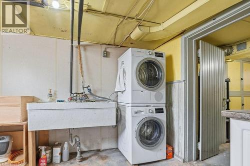 Laundry and storage area - 859 Queen'S Boulevard, Kitchener, ON - Indoor Photo Showing Laundry Room