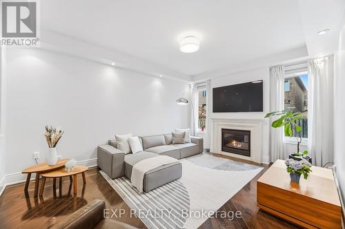 70 Torah Gate, Vaughan, ON - Indoor Photo Showing Living Room With Fireplace