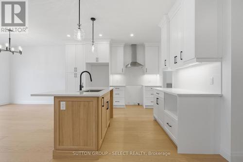45 Hardy Drive, Strathroy-Caradoc (Se), ON - Indoor Photo Showing Kitchen With Upgraded Kitchen