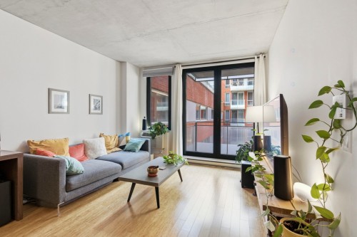 Salon - 446-950 Rue Notre-Dame O., Montréal (Le Sud-Ouest), QC - Indoor Photo Showing Living Room