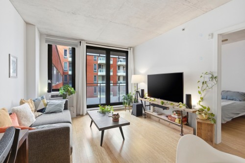 Salon - 446-950 Rue Notre-Dame O., Montréal (Le Sud-Ouest), QC - Indoor Photo Showing Living Room