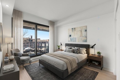 Bedroom - 543-46 Rue Du Square-Sir-George-Étienne-Cartier, Montréal (Le Sud-Ouest), QC - Indoor Photo Showing Bedroom