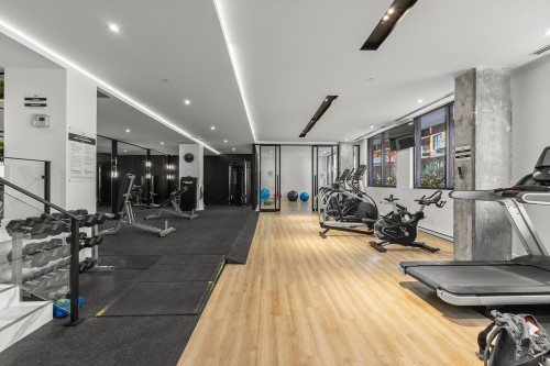 Exercise Room - 543-46 Rue Du Square-Sir-George-Étienne-Cartier, Montréal (Le Sud-Ouest), QC - Indoor Photo Showing Gym Room