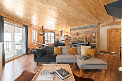 Salon - 168  - 170 Ch. Demers, Sutton, QC - Indoor Photo Showing Living Room