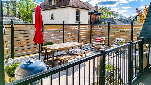 388 sq. ft., upper deck, gorgeous for r&r. - 14 Reginald Street, Hamilton, ON - Outdoor With Exterior