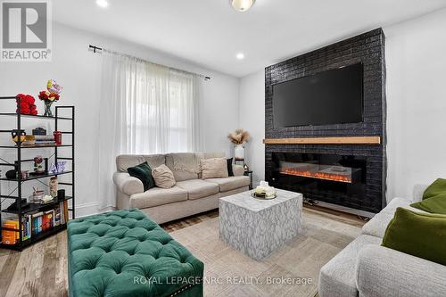 84 State Street, Welland (Welland Downtown), ON - Indoor Photo Showing Living Room With Fireplace
