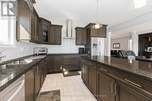 153 Medici Lane, Hamilton, ON - Indoor Photo Showing Kitchen With Double Sink With Upgraded Kitchen