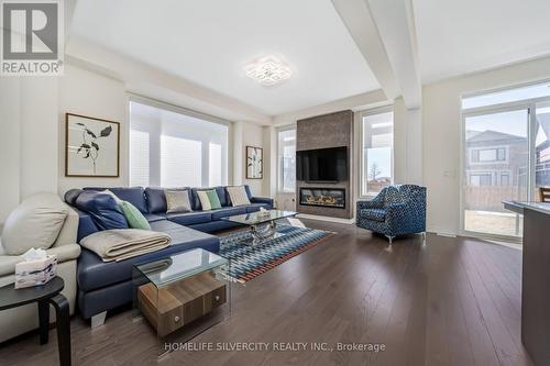 31 Canard Drive, Vaughan, ON - Indoor Photo Showing Living Room With Fireplace